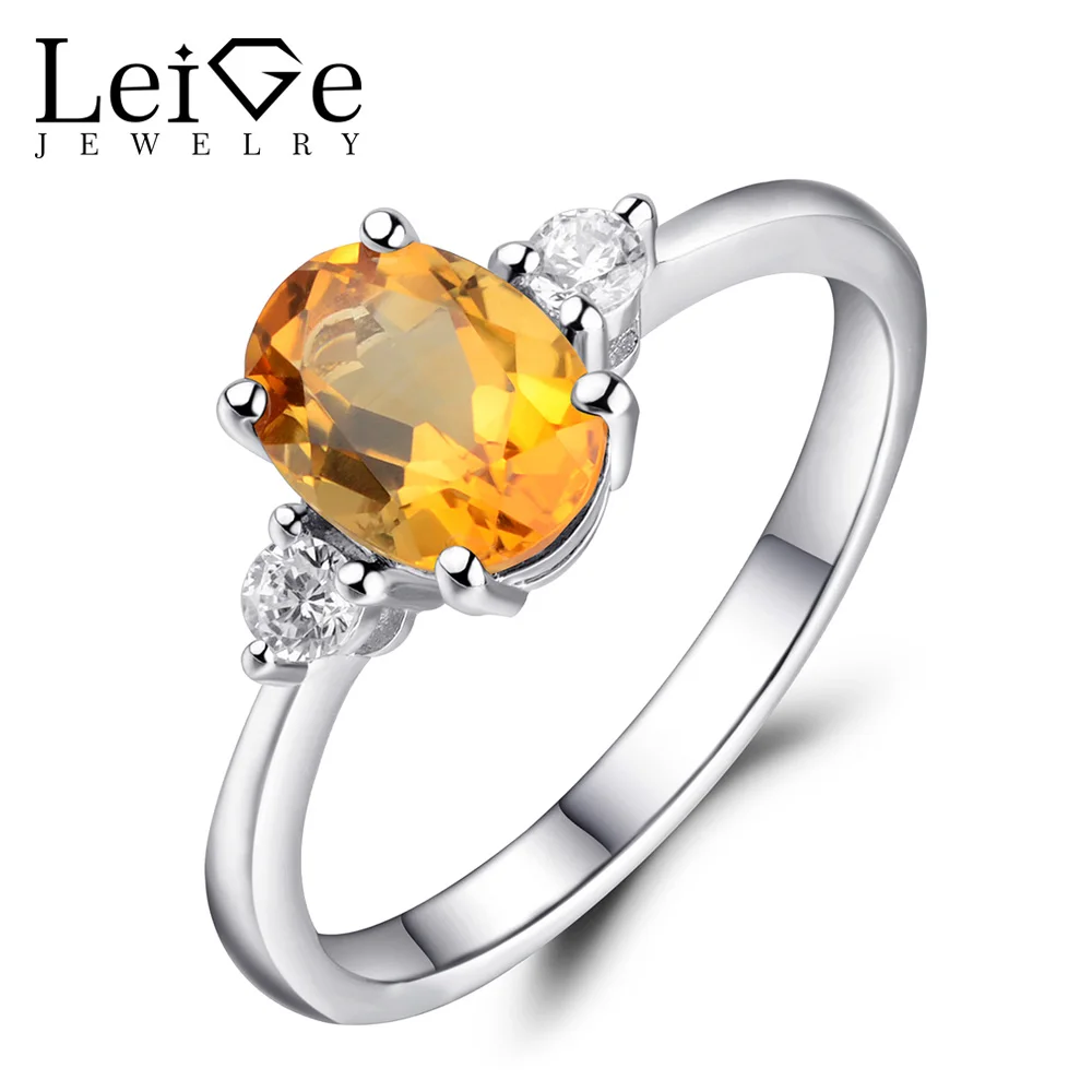 Leige Jewelry Natural Citrine Ring Yellow Quartz Gemstone Oval Cut Sterling Silver Engagement Rings for Girl Christmas Gift
Leige Jewelry Natural Citrine Ring Yellow Quartz Gemstone Oval Cut Sterling Silver Engagement Rings for Girl Christmas Gift