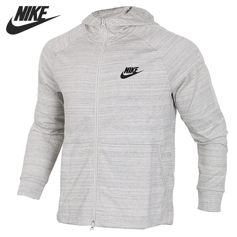 Оригинальный Новое поступление NIKE NSW AV15 Толстовка FZ трикотажная мужская куртка с