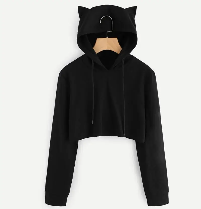 Fashion new autumn and winter hooded cartoon simple long-sleeved short plus velvet thick sweater women's shirt bottoming shirt
Fashion new autumn and winter hooded cartoon simple long-sleeved short plus velvet thick sweater women's shirt bottoming shirt