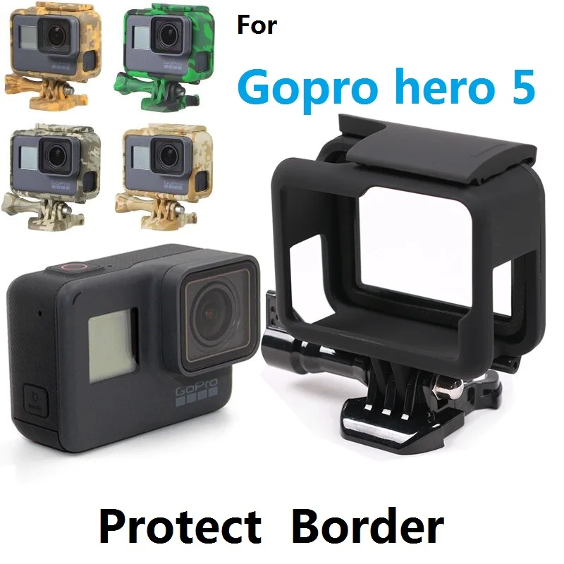 

New Frame Border Protective Skeleton Housing Case Shell Camouflage Bag For GoPro Hero 5 6 7 8 9 Black Action Camera Accessories