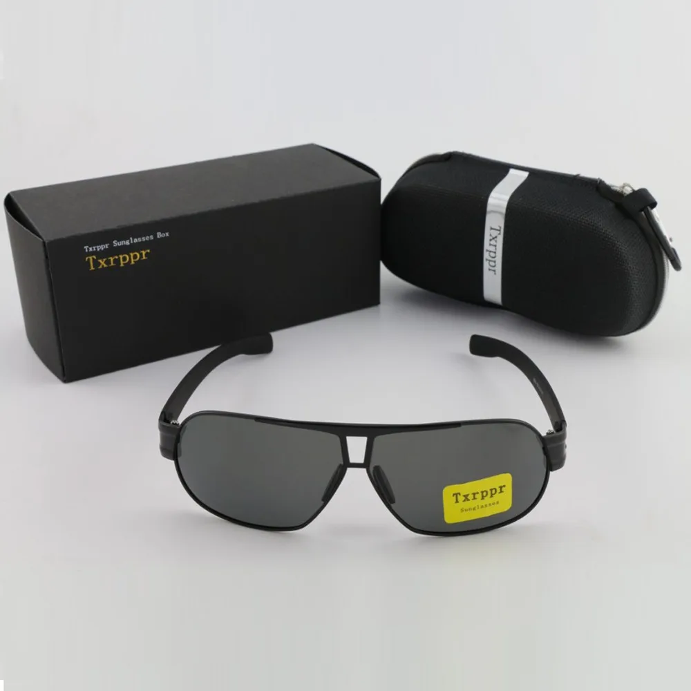 Txrppr Large Size Fashion Sunglasses Mens Womens Designer Brand Sun Glasses Black Metal Polarized lenses
Txrppr Large Size Fashion Sunglasses Mens Womens Designer Brand Sun Glasses Black Metal Polarized lenses