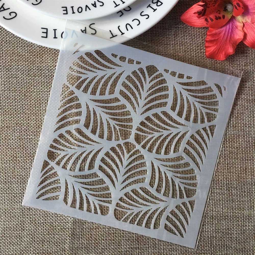 6" Leaves Texture DIY Layering Stencils Wall Painting Scrapbook Coloring Embossing Album Decorative Paper Card Template
6" Leaves Texture DIY Layering Stencils Wall Painting Scrapbook Coloring Embossing Album Decorative Paper Card Template