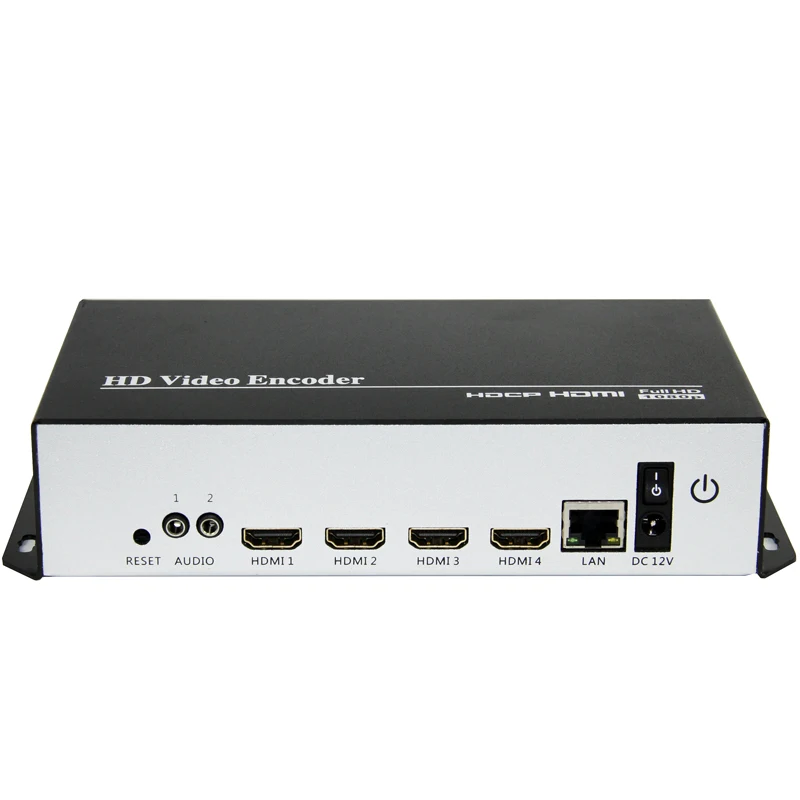 1080P 1080I HDMI Video To IP Encoder 4Ch HD Video Encoder IPTV H.264 Live Stream Encoder RTMP RTSP HTTP HLS UDP ONVIF RTP
1080P 1080I HDMI Video To IP Encoder 4Ch HD Video Encoder IPTV H.264 Live Stream Encoder RTMP RTSP HTTP HLS UDP ONVIF RTP
