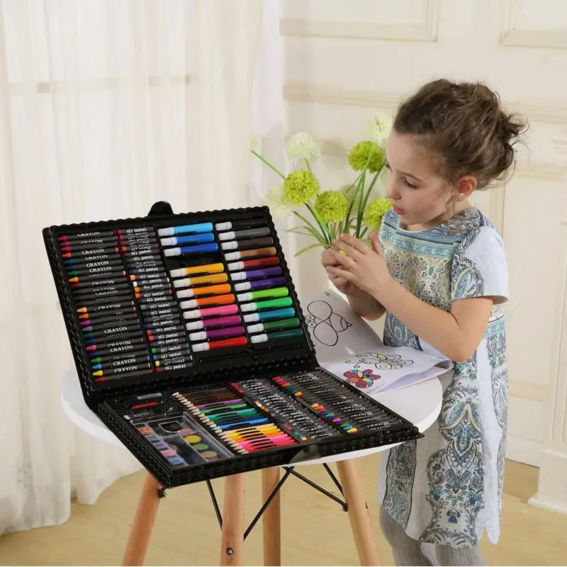 DINGYI 168 PCS Kids Gift Wooden Colored Pencil Wax Crayon and Oil Pastel Painting Brush Children Drawing Tools Set Art Supplies
DINGYI 168 PCS Kids Gift Wooden Colored Pencil Wax Crayon and Oil Pastel Painting Brush Children Drawing Tools Set Art Supplies