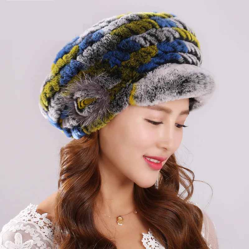 New Women Real Rabbit Fur Hat Fashion Knitted Genuine Rex Rabbit Fur Cap Winter Warm Natural Fox Fur Headgear Beanies
New Women Real Rabbit Fur Hat Fashion Knitted Genuine Rex Rabbit Fur Cap Winter Warm Natural Fox Fur Headgear Beanies