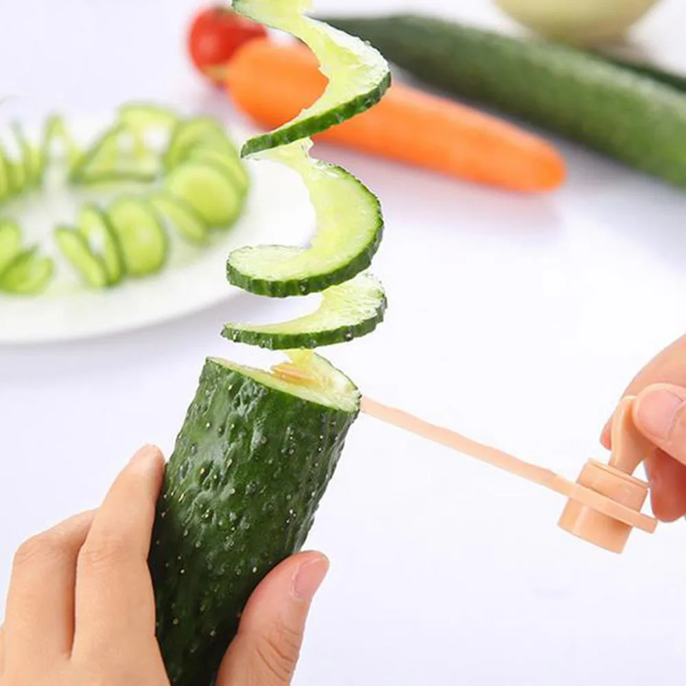1 шт. ручные Слайсеры DIY креативный спиральный резак витые картофельные овощные