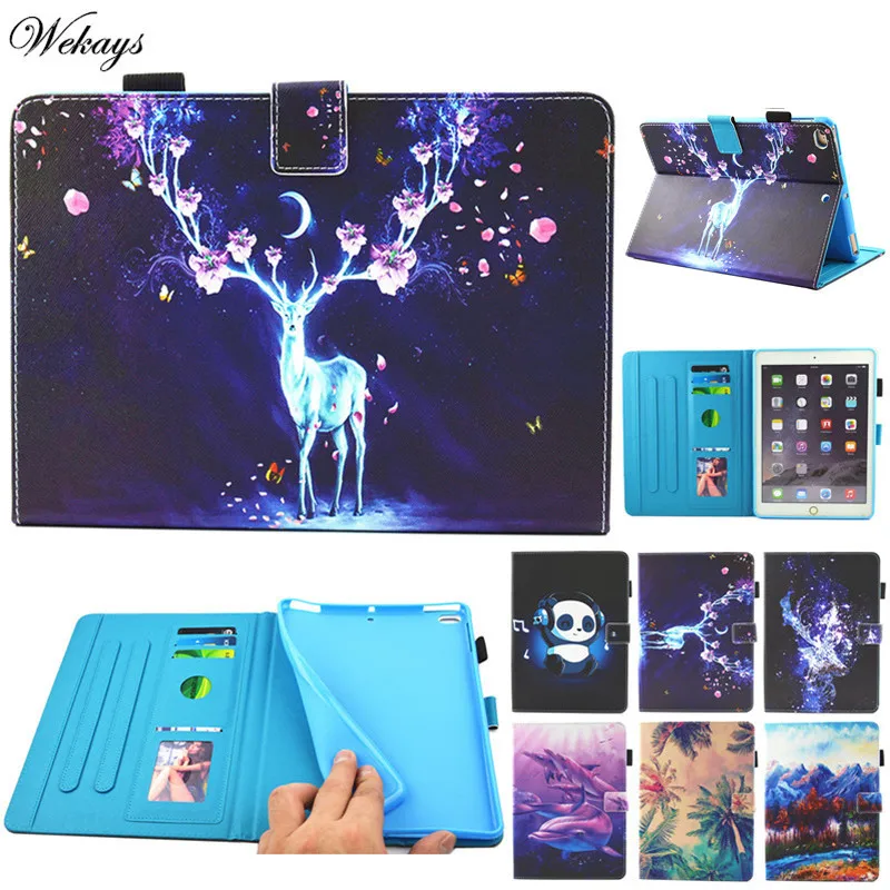 Wekays For Apple Ipad 9.7 inch 2017 A1822 A1823 Cute Cartoon Deer Panda Leather Stand Case for Ipad 9.7" 2017 Tablet Cover Cases
Wekays For Apple Ipad 9.7 inch 2017 A1822 A1823 Cute Cartoon Deer Panda Leather Stand Case for Ipad 9.7" 2017 Tablet Cover Cases