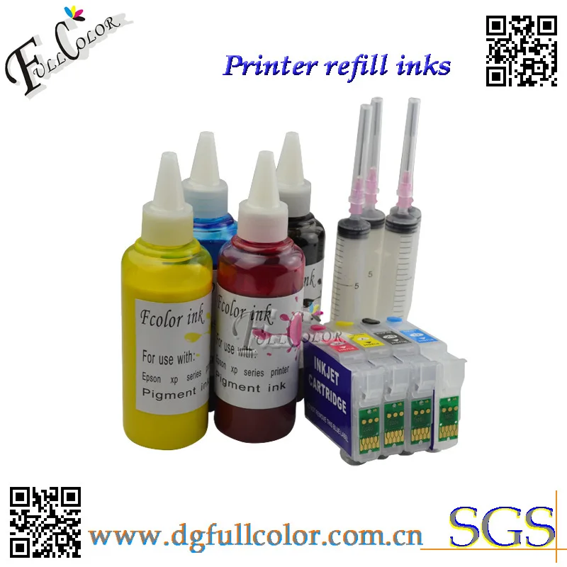 T1811 refillable ink cartridge and pigment ink for XP-30/XP-102/XP-202/XP-205/XP-302/XP-305/XP-402 printer
T1811 refillable ink cartridge and pigment ink for XP-30/XP-102/XP-202/XP-205/XP-302/XP-305/XP-402 printer