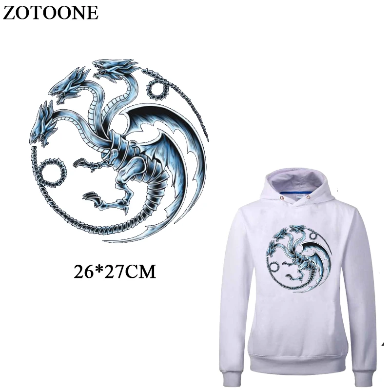 ZOTOONE Dragon Patches For Clothing Iron-on Transfers New Design DIY T-shirt Thermal Transfer Patch For Clothing Heat Press D
ZOTOONE Dragon Patches For Clothing Iron-on Transfers New Design DIY T-shirt Thermal Transfer Patch For Clothing Heat Press D