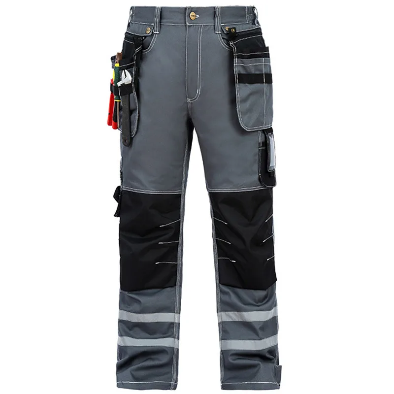 Men Working Pants Wear-resistant Multi pockets Work trousers Reflective Strap Worker Mechanic Factory Functional Cargo Pants
Men Working Pants Wear-resistant Multi pockets Work trousers Reflective Strap Worker Mechanic Factory Functional Cargo Pants