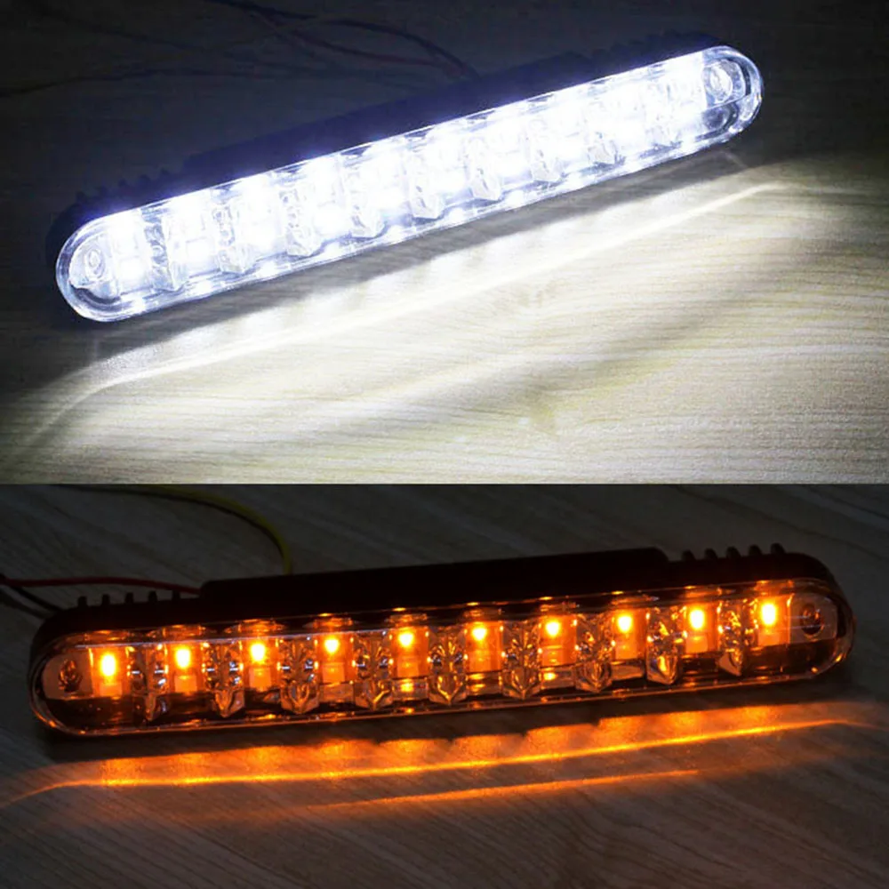 2шт 30 SMD светодиодный автомобильный Автомобильный дневные ходовые огни Белый DRL и