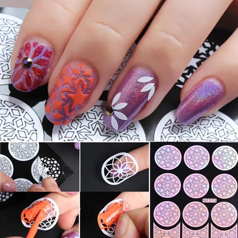 2017 Hot Sale Flowers Nail Vinyls Irregular Grid Pattern Stamping Nail Art Tips Manicure Stencil Hollow Stickers Guide
2017 Hot Sale Flowers Nail Vinyls Irregular Grid Pattern Stamping Nail Art Tips Manicure Stencil Hollow Stickers Guide