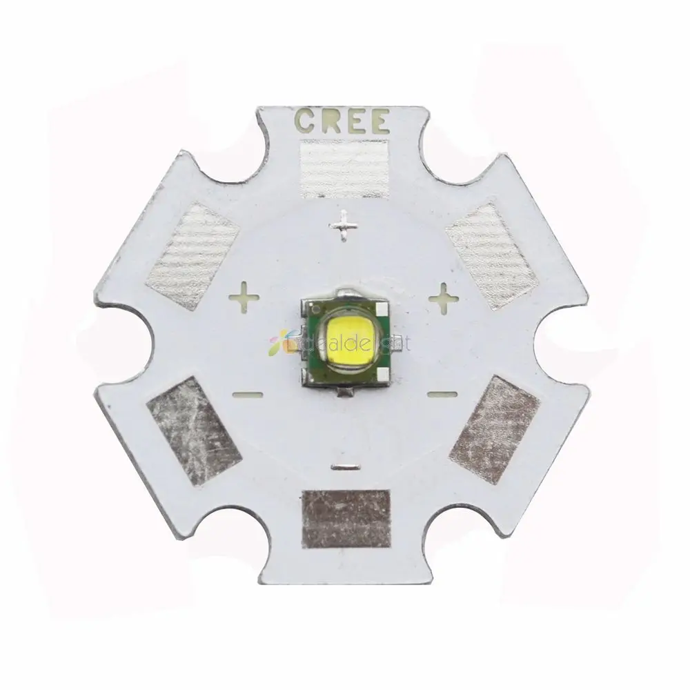 

10pcs CREE XPG XP-G R5 LED 1-5W Lamp Chip Emitter Cold White 6000-6500K;Warm White 3000-3200K LED with 16mm Or 20mm Star PCB