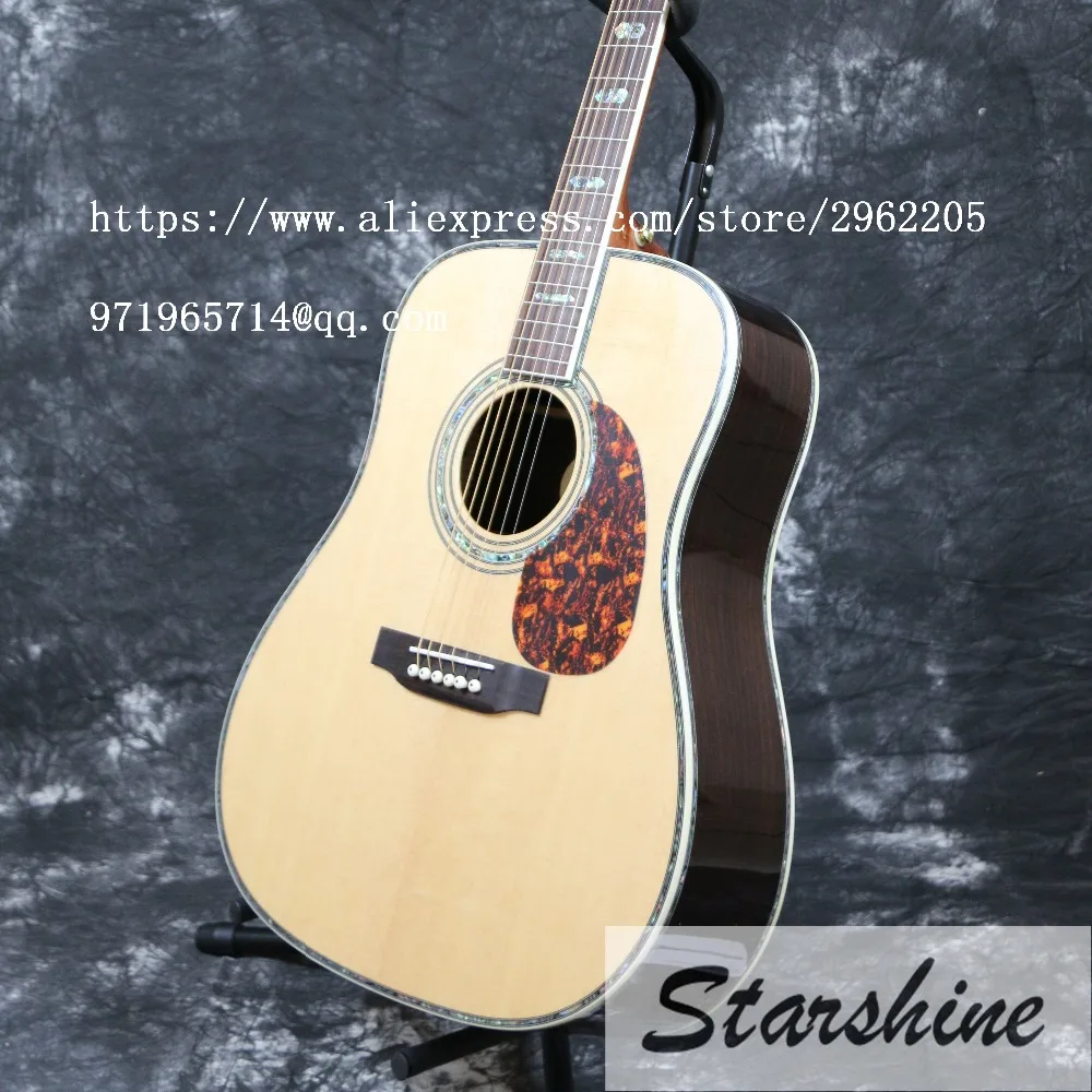 Instock high quality 2016 Electric Acoustic Guitar SR-45A Grover Tuner solid top fishman EQ gold hardware
Instock high quality 2016 Electric Acoustic Guitar SR-45A Grover Tuner solid top fishman EQ gold hardware