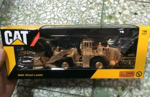 Tonkin Cat Caterpillar 1/50, литые модели, колесный погрузчик 988K, строительные автомобили золотого цвета
Tonkin Cat Caterpillar 1/50, литые модели, колесный погрузчик 988K, строительные автомобили золотого цвета