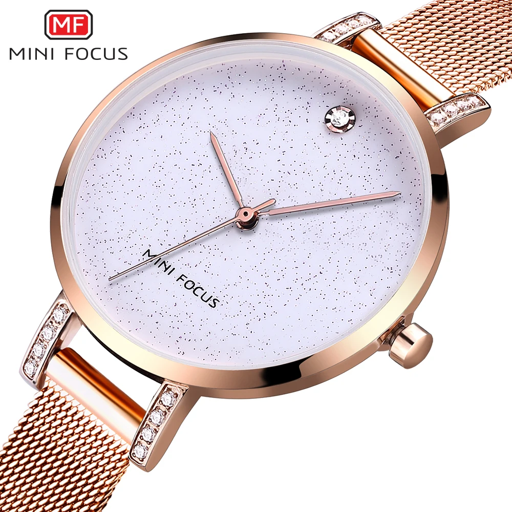 MINI FOCUS Women Quartz Watches Brand Luxury Stainless Steel Clock Fashion Dress Waterproof Women Wristwatches Relogio Feminino
MINI FOCUS Women Quartz Watches Brand Luxury Stainless Steel Clock Fashion Dress Waterproof Women Wristwatches Relogio Feminino