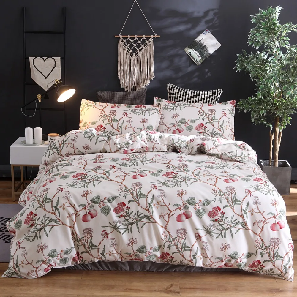 Cozy Bedding Set Flowers 3pcs / 2pcs Duvet Cover Pillowcase Modern Single King Queen Size Comforter With Pillow Sham No Sheet
Cozy Bedding Set Flowers 3pcs / 2pcs Duvet Cover Pillowcase Modern Single King Queen Size Comforter With Pillow Sham No Sheet