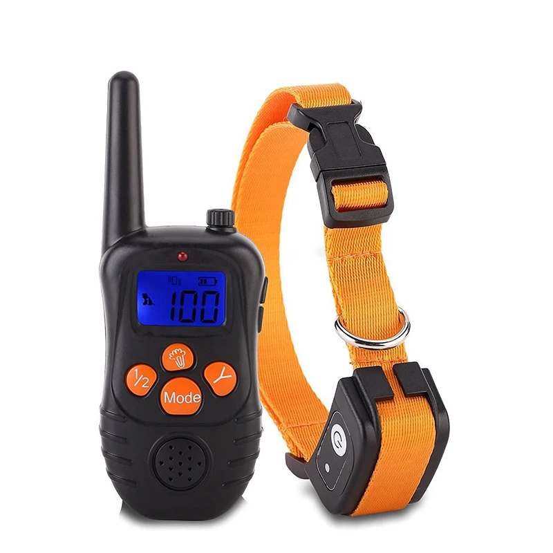 New 300M Remote Electronic Dog Training Collars With LCD Blue Screen Display Rechargeable 100 Levels Pet Electronic Dog Collars
New 300M Remote Electronic Dog Training Collars With LCD Blue Screen Display Rechargeable 100 Levels Pet Electronic Dog Collars