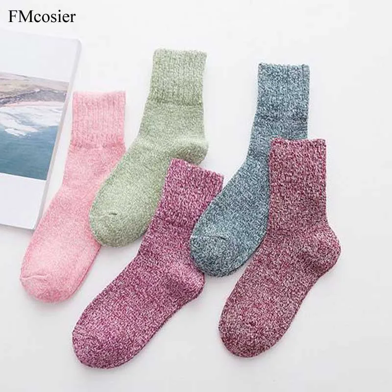 5 Pairs/Lot Warm Socks Women Wool Thick Thermal Sock Winter 2023 Solid sokken Fashion Meias Femininas Pink Blue Womens Soks
5 Pairs/Lot Warm Socks Women Wool Thick Thermal Sock Winter 2023 Solid sokken Fashion Meias Femininas Pink Blue Womens Soks