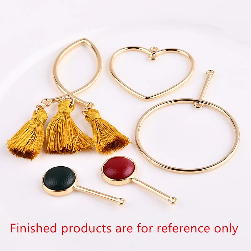 New Style 30pcs/lot alloy gold color geometry heart/rounds/fish shape metal charm diy jewelry earring/bracelet pendant accessory
New Style 30pcs/lot alloy gold color geometry heart/rounds/fish shape metal charm diy jewelry earring/bracelet pendant accessory