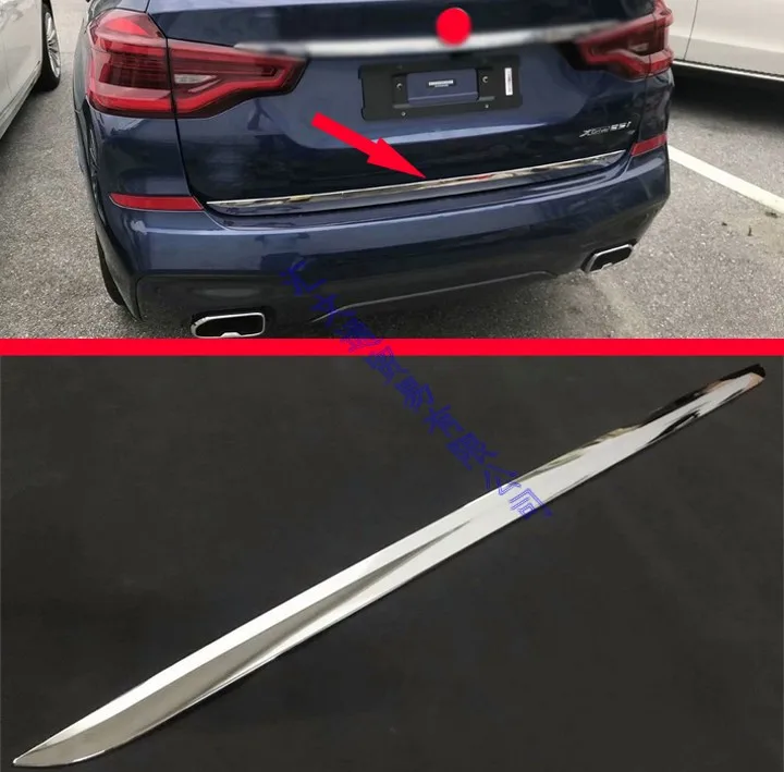 Для BMW X3 G01 2018 2019 ABS Хромированная задняя дверь Крышка отделка задний багажник