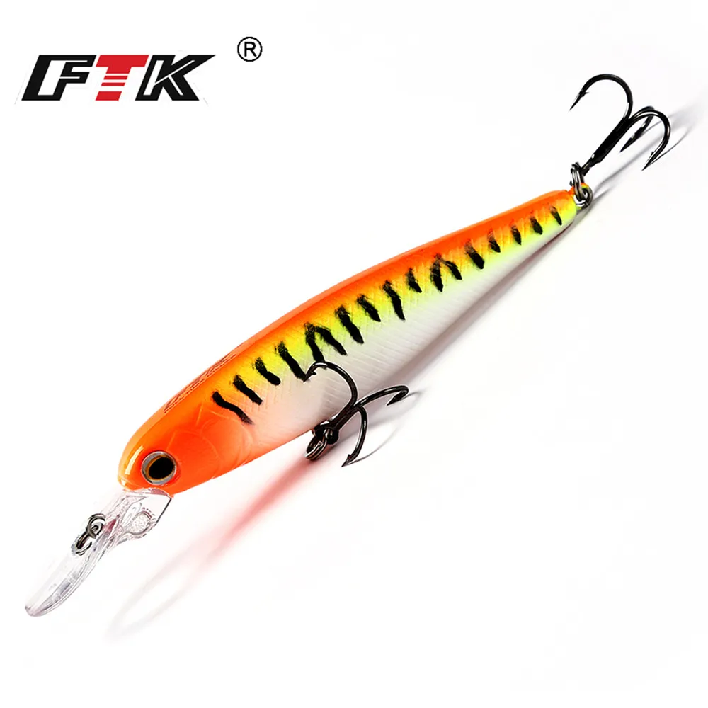 FTK Floating Minnow Hard Fishing bass Lure 1pcs/lot 75mm 8g Aritificial Wobblers Assorted colors quality Fishing Crankbait
FTK Floating Minnow Hard Fishing bass Lure 1pcs/lot 75mm 8g Aritificial Wobblers Assorted colors quality Fishing Crankbait