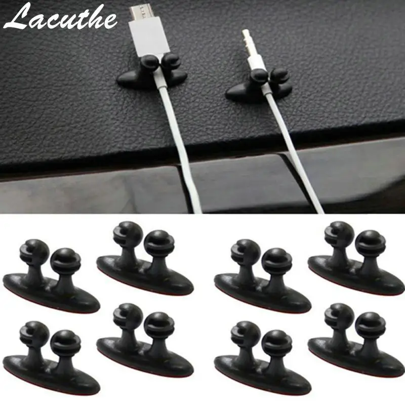 8Pcs Car Wire Cable Holder Multifunctional Tie Clip Fixer Organizer Car Charger Line Clasp High Quality Headphone Cable Clip
8Pcs Car Wire Cable Holder Multifunctional Tie Clip Fixer Organizer Car Charger Line Clasp High Quality Headphone Cable Clip