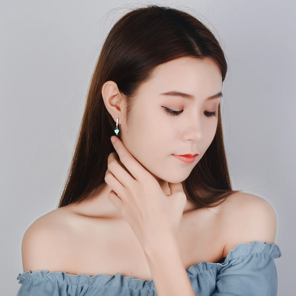 ModaOne Small Heart Colorful Sterling Silver Earrings For Women Love Stone Fashion Trendy Korean Jewelry Aretes De Mujer
ModaOne Small Heart Colorful Sterling Silver Earrings For Women Love Stone Fashion Trendy Korean Jewelry Aretes De Mujer