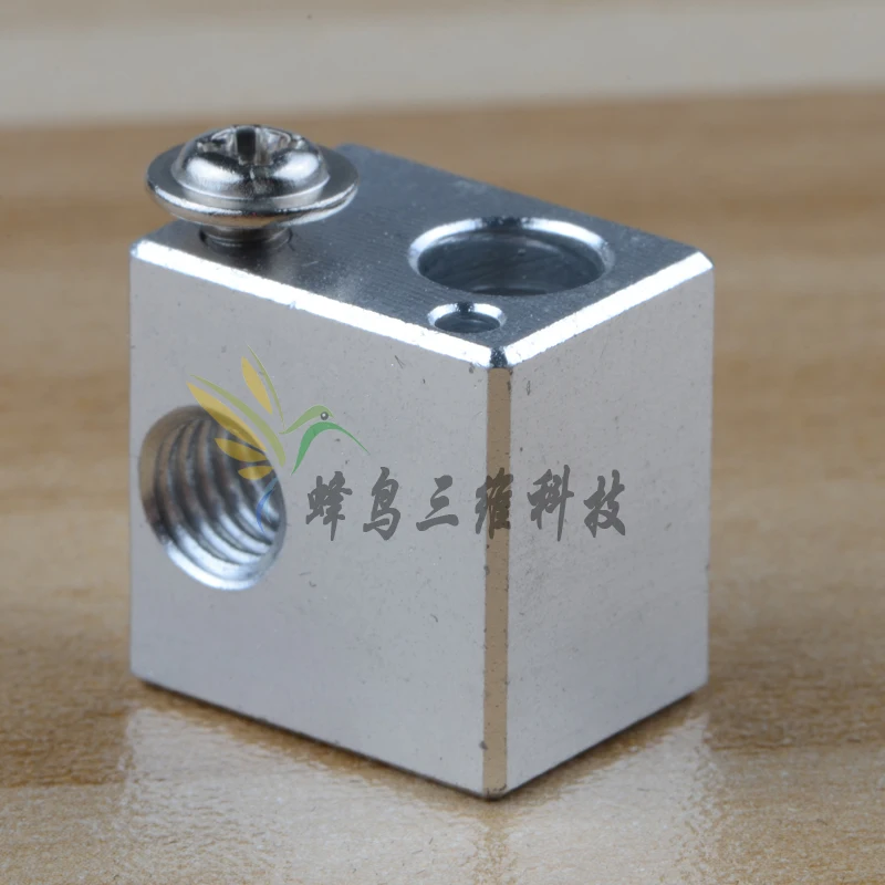 2pcs V5 aluminium alloy heater block for V5 hotend M6 threaded Reprap 3D printer V5 extrusion
2pcs V5 aluminium alloy heater block for V5 hotend M6 threaded Reprap 3D printer V5 extrusion