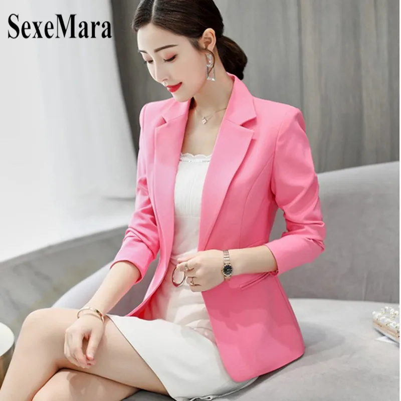SexeMara Large size suit jacket female 2021 Korean spring and autumn new eulogy solid color was thin suit wild jacket
SexeMara Large size suit jacket female 2021 Korean spring and autumn new eulogy solid color was thin suit wild jacket