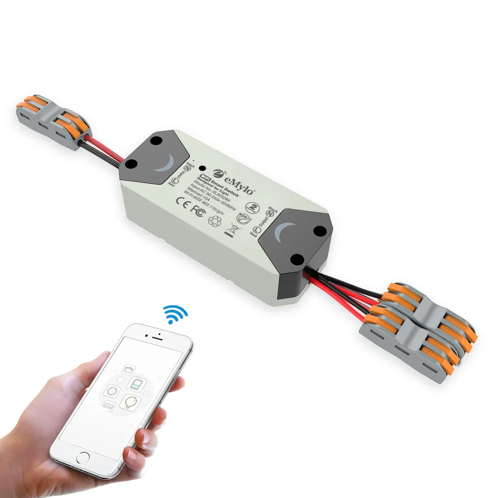 eMylo Tuya Smart Switch WIFI Light Switch AC 220V 2ch 433mhz Smart Life App Wireless Remote Control Switch Timer for Google Home
eMylo Tuya Smart Switch WIFI Light Switch AC 220V 2ch 433mhz Smart Life App Wireless Remote Control Switch Timer for Google Home