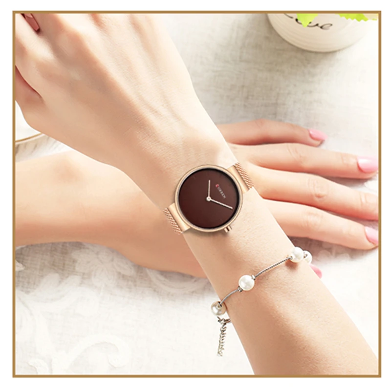 Simple Style Quartz Women Watches Fashion Thin Mesh Belt Ladies Dress Wristwatches Elegant CURREN Brand Clock for Femme
Simple Style Quartz Women Watches Fashion Thin Mesh Belt Ladies Dress Wristwatches Elegant CURREN Brand Clock for Femme