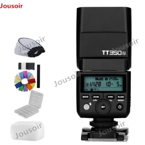 Godox TT350N 2 4G HSS 1/8000s TTL GN36 вспышка для камеры Speedlite N D750 D7000 D7100 D5100 D5200 D5000 D3200 D3100