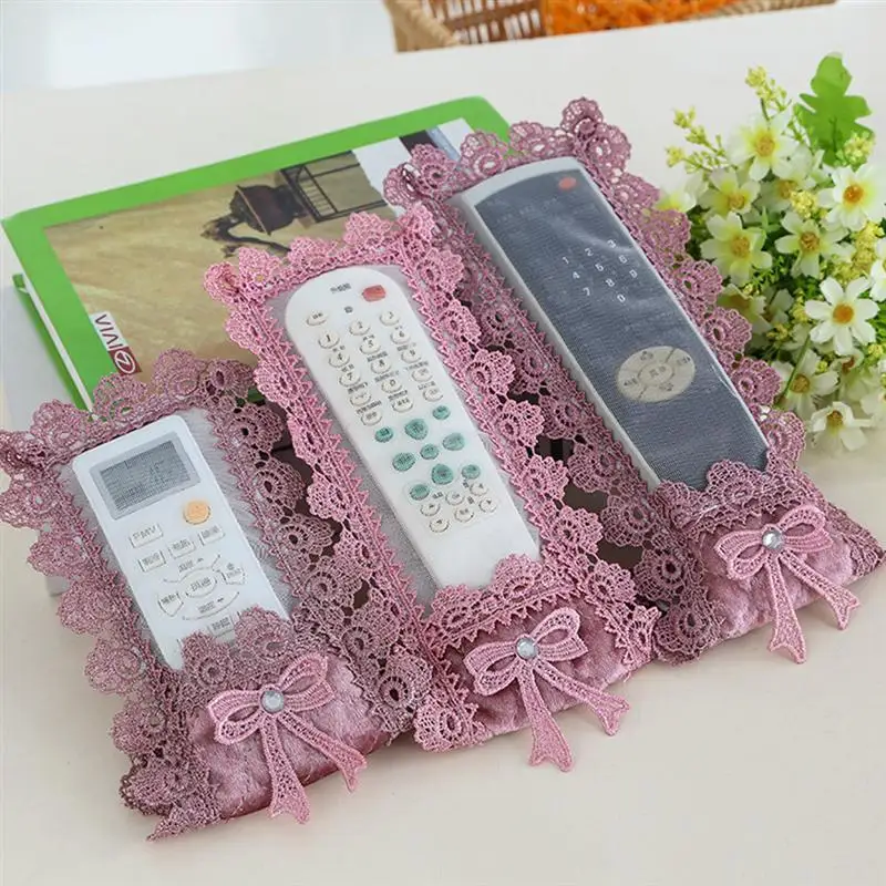 Cover for Remote Control Dust Cover Fabric Lace Bag Container Holder for Air Conditioning Remote Control Protector Cover
Cover for Remote Control Dust Cover Fabric Lace Bag Container Holder for Air Conditioning Remote Control Protector Cover
