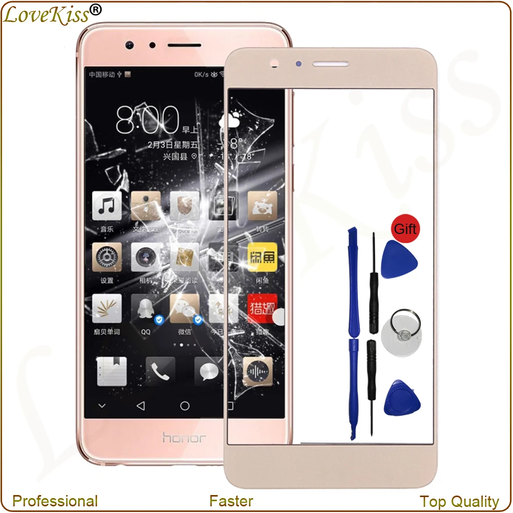 Honor 8 протестированный сенсорный экран панель объектива для Huawei FRD L04 AL10 AL00 TL00 5 2