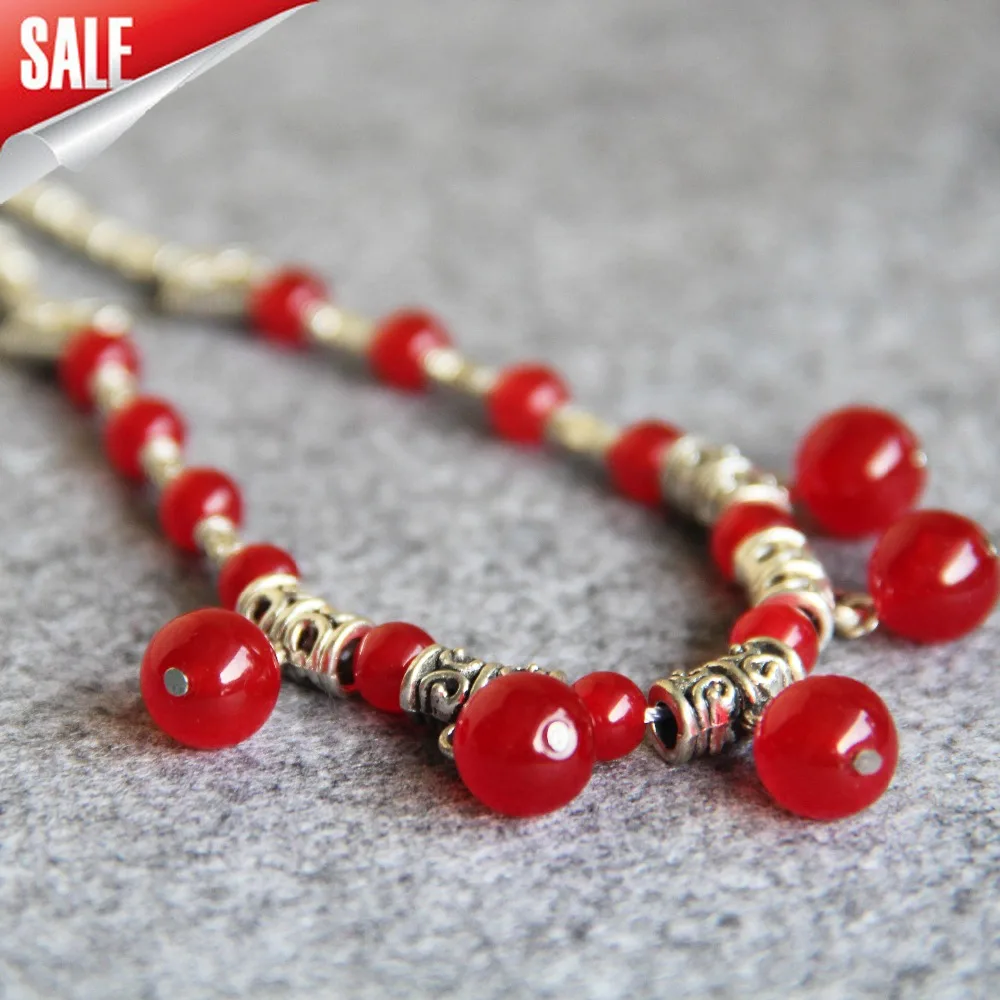 New 6-14mm Natural Red Chalcedony Necklace Gifts For Women Girls Beads Stone 18inch DIY Fashion Jewelry Making Design Wholesale
New 6-14mm Natural Red Chalcedony Necklace Gifts For Women Girls Beads Stone 18inch DIY Fashion Jewelry Making Design Wholesale