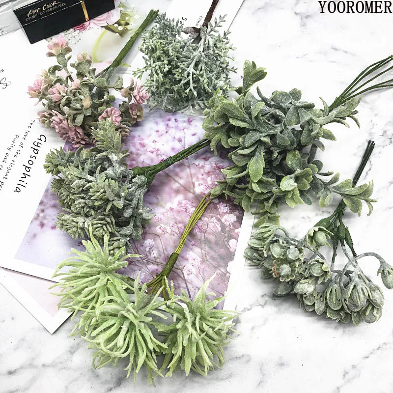 YOOROMER 6pcs Artificial Plants Fake Grass Artificial Flowers for Home garland DIY Scrapbooking Wedding Christmas Decoration
YOOROMER 6pcs Artificial Plants Fake Grass Artificial Flowers for Home garland DIY Scrapbooking Wedding Christmas Decoration