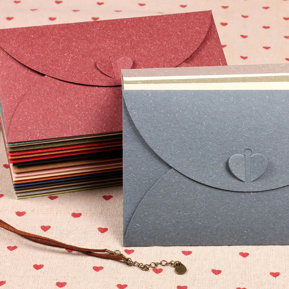 Конверты из крафт-бумаги с цветными сердечками, 10 шт./лот
Конверты из крафт-бумаги с цветными сердечками, 10 шт./лот