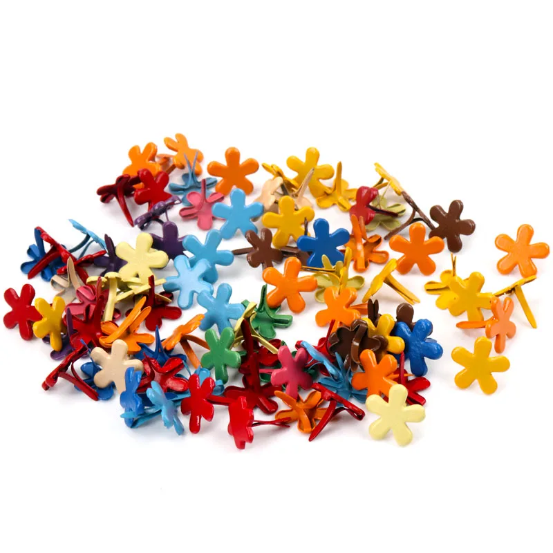 20pcs Mixed Flower Metal Brad Studs Spikes Scrapbooking Embellishment Fastener Brads Crafts Pushpin Decoration 13x14mm
20pcs Mixed Flower Metal Brad Studs Spikes Scrapbooking Embellishment Fastener Brads Crafts Pushpin Decoration 13x14mm