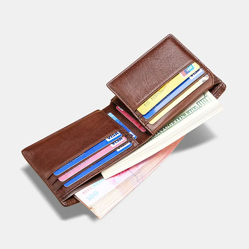 2019 Vintage Men Genuine Leather Wallet Short Slim Male Purses Money mini wallet Credit Card Dollar Price Portomonee Carteria
2019 Vintage Men Genuine Leather Wallet Short Slim Male Purses Money mini wallet Credit Card Dollar Price Portomonee Carteria