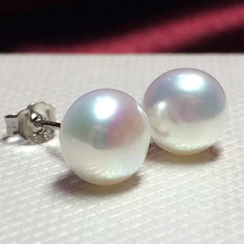 Genuine S925 Sterling silver Earrings Jewelry For Women Stud Earring 8-9mm pearl Top flawless High gloss Natural Freshwater
Genuine S925 Sterling silver Earrings Jewelry For Women Stud Earring 8-9mm pearl Top flawless High gloss Natural Freshwater
