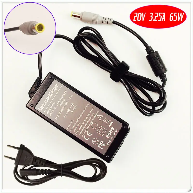 For IBM / Lenovo / Thinkpad Edge 11 13 14 15 E10 E20 Laptop Battery Charger / Ac Adapter 20V 3.25A 65W
For IBM / Lenovo / Thinkpad Edge 11 13 14 15 E10 E20 Laptop Battery Charger / Ac Adapter 20V 3.25A 65W