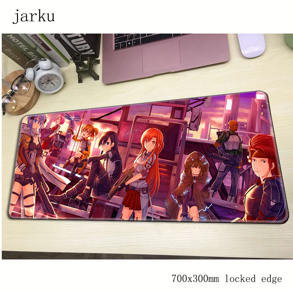 Sword Art Online mouse pad gamer 700x300mm notbook mouse mat large gaming mousepad large Yuuki Asuna pad mouse PC desk padmouse
Sword Art Online mouse pad gamer 700x300mm notbook mouse mat large gaming mousepad large Yuuki Asuna pad mouse PC desk padmouse