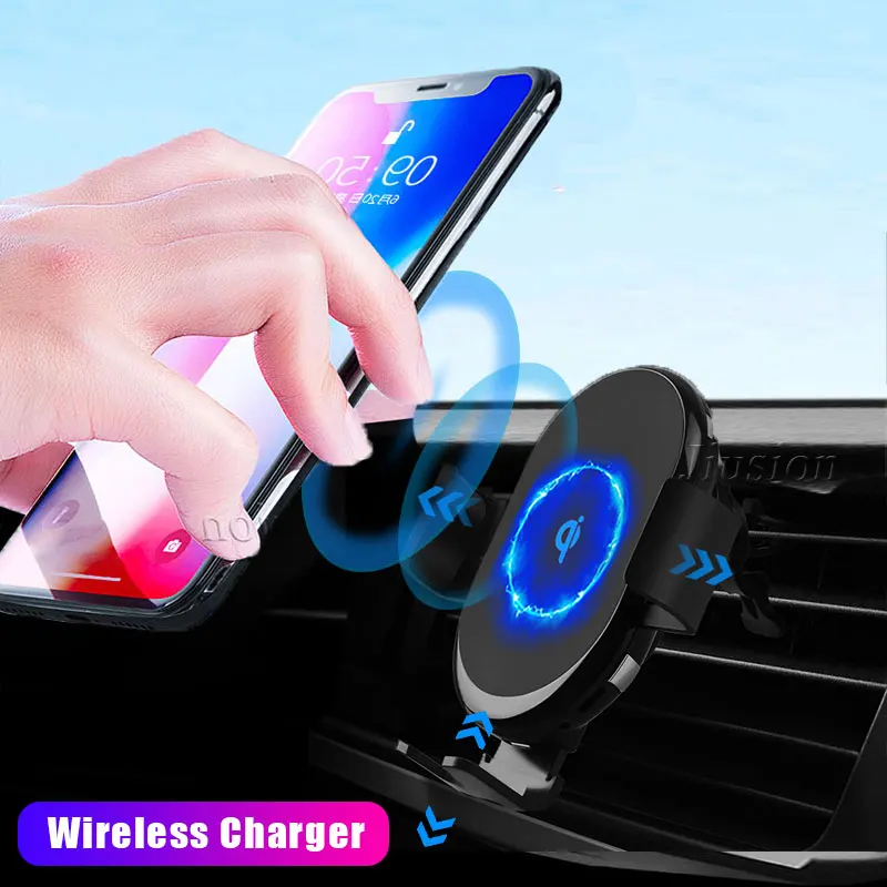 10W Qi Wireless Fast Charger Car Mount Stand Magnetic Sensor Phone Holder For iPhone XS Max For Samsung S9 For Huawei For Xiaomi
10W Qi Wireless Fast Charger Car Mount Stand Magnetic Sensor Phone Holder For iPhone XS Max For Samsung S9 For Huawei For Xiaomi