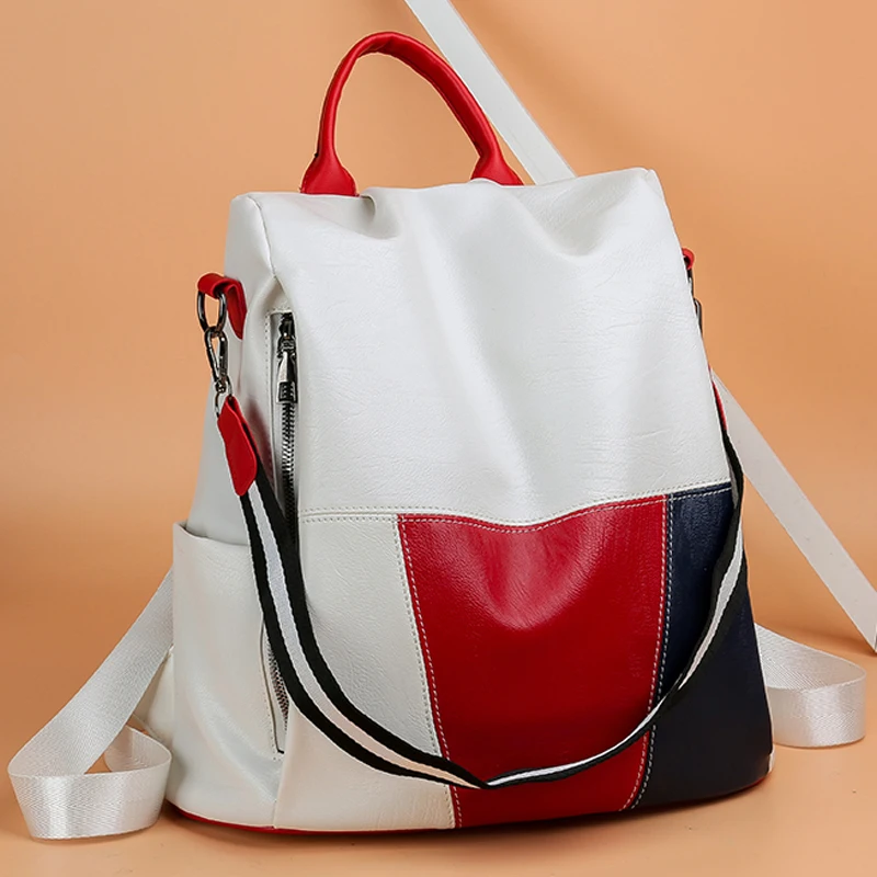 Luxury Designer Female Daypack Backpack High Quality PU Leather Women Shoulders Bag Fashion Anti-Theft Girls School Backpacks
Luxury Designer Female Daypack Backpack High Quality PU Leather Women Shoulders Bag Fashion Anti-Theft Girls School Backpacks