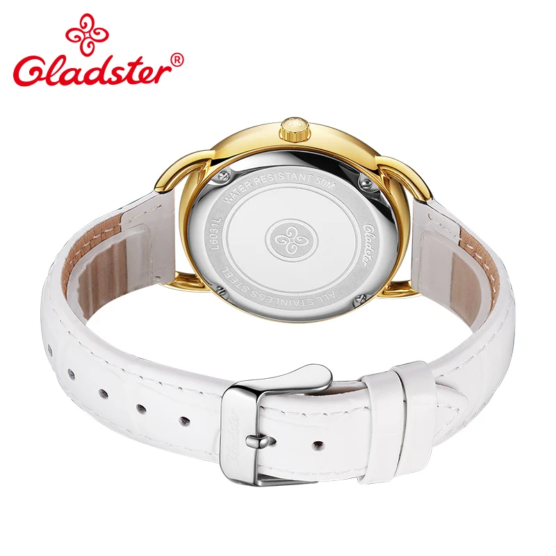 Gladster Sapphire Crystal Glass Shell Dial Female Watch JapanTMI 2035 Movement Wristwatch
Gladster Sapphire Crystal Glass Shell Dial Female Watch JapanTMI 2035 Movement Wristwatch