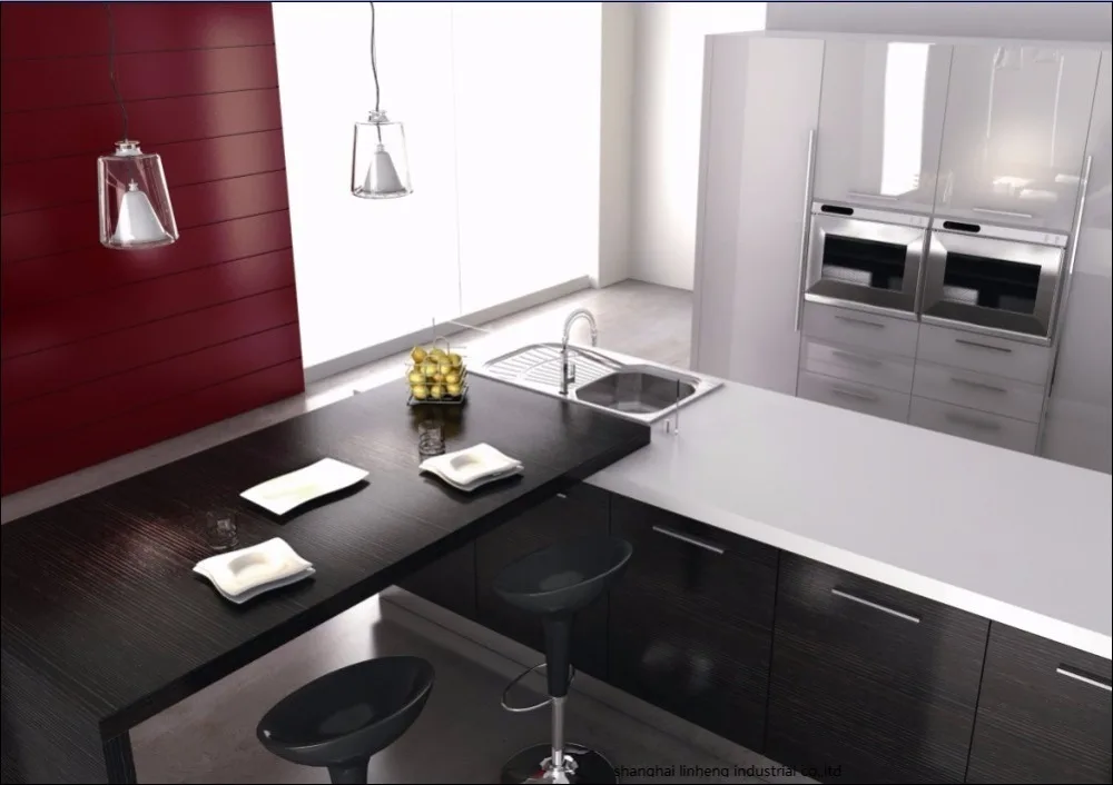 Кухонные шкафы из меламина/mfc (LH ME029)|kitchen cabinet|kitchen cabinet melaminemelamine kitchen cabinets |