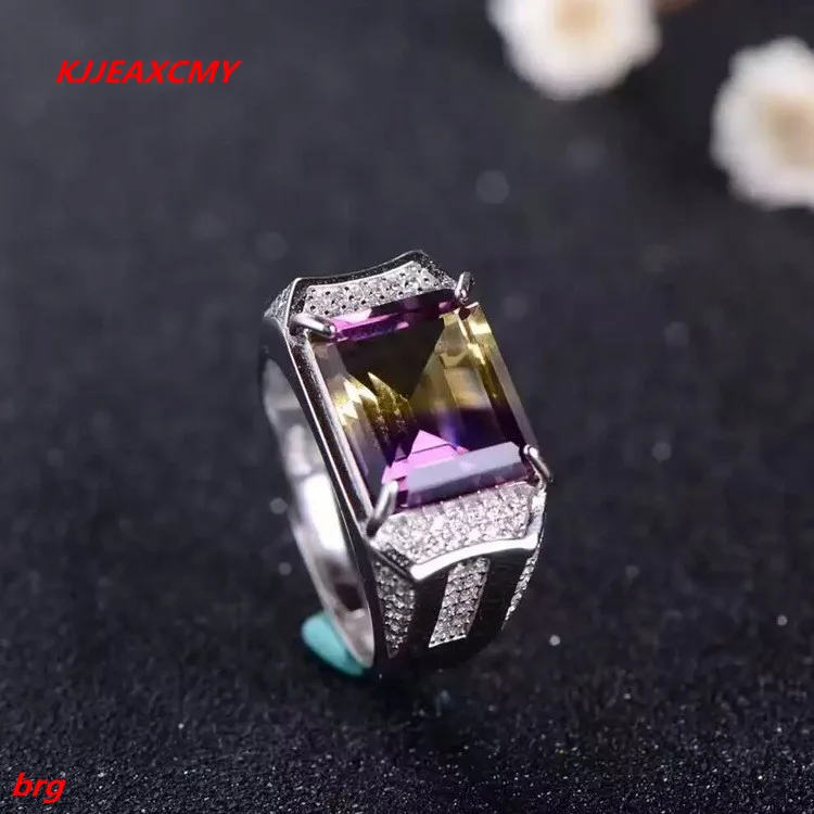 KJJEAXCMY Fine Jewelry Fine Amethyst Crystal Unisex Style Ring 925 Sterling Silver White Gold Ring
KJJEAXCMY Fine Jewelry Fine Amethyst Crystal Unisex Style Ring 925 Sterling Silver White Gold Ring