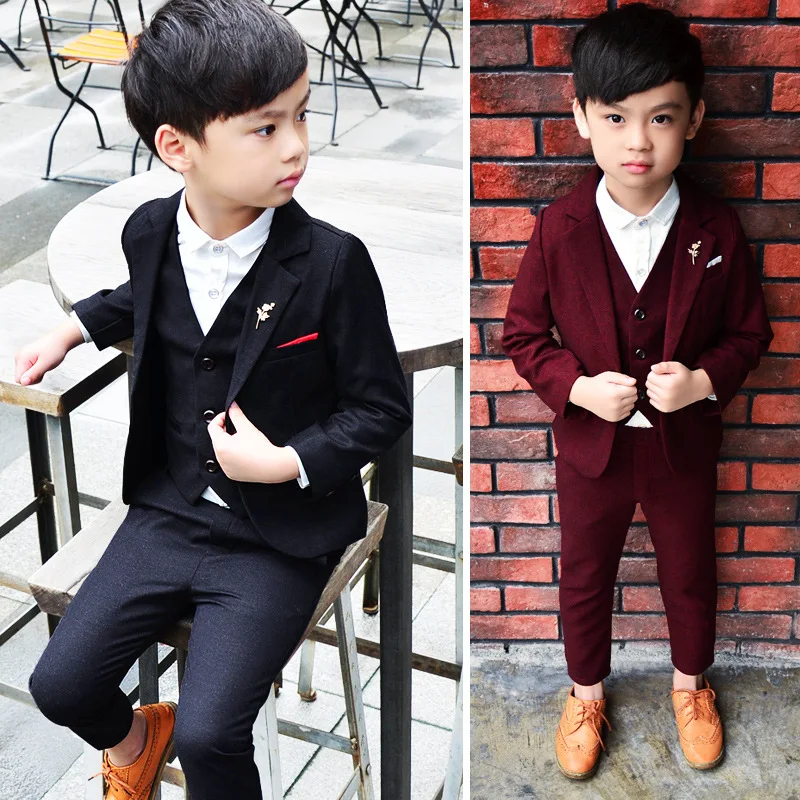 Boys Suits For Wedding 3Pcs/Set Child Wedding Formal Suit For Boy Party Sets Blazer Boy Clothing Blazers Clothes For Boys 3-10T
Boys Suits For Wedding 3Pcs/Set Child Wedding Formal Suit For Boy Party Sets Blazer Boy Clothing Blazers Clothes For Boys 3-10T