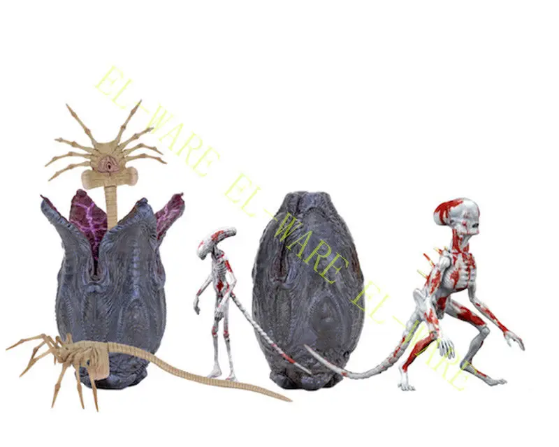 7 дюймов NECA Alien Convenant Creature Pack Accessory "ПВХ экшн фигурка Модель Коллекционная